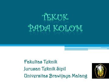 Mekban â tekuk kolom - Universitas Brawijaya