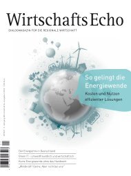 So gelingt die Energiewende - WirtschaftsEcho