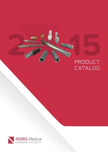 Noris Medical Dental Implants product catalog English 2015