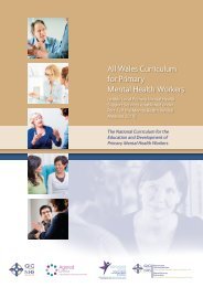 All Wales Curriculum for Primary Mental Health ... - Health in Wales