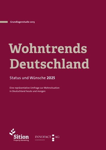 Grundlagenstudie Wohntrends Deutschland