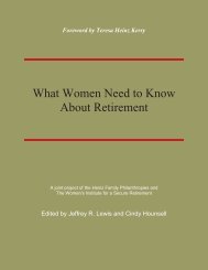 What Women Need to Know About Retirement - Wiser