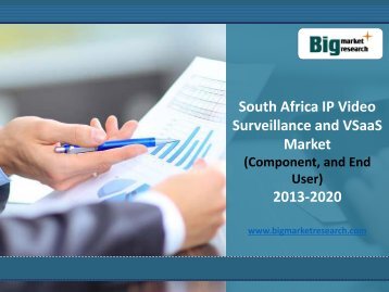 2020 South Africa IP Video Surveillance and VSaaS Market Demand (Component, and End User)