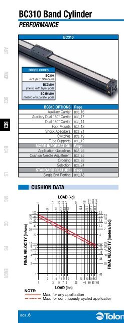 BC3 ReCiRCulating Ball BeaRing Rodless CylindeR