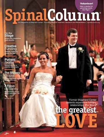the greatest - Shepherd Center's Spinal Column Magazine