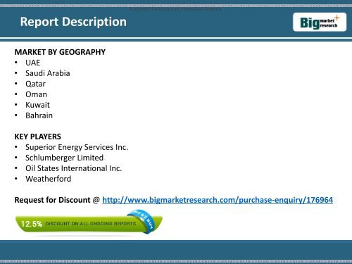 Gulf Countries Oilfield Auxiliary Rental Equipment Market Size, Demand 2013-2020