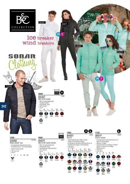 Corporate Workwear 2015