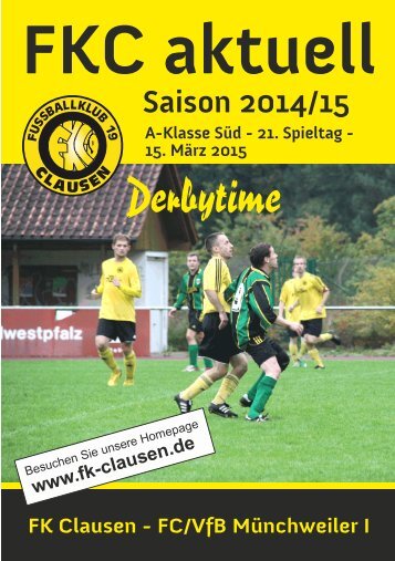 FKC Aktuell - 21. Spieltag - Saison 2014/2015