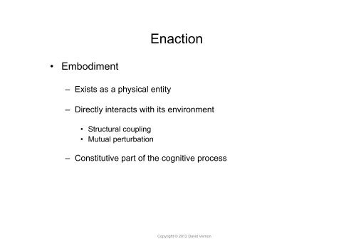 Lecture 2: Paradigms of Cognitive Science - David Vernon