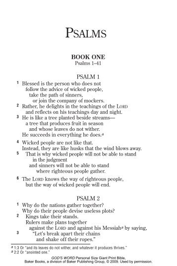 PsaLms - Discount Bible