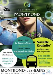 Yssingeaux Monistrol FirMinY - Montrond-les-Bains