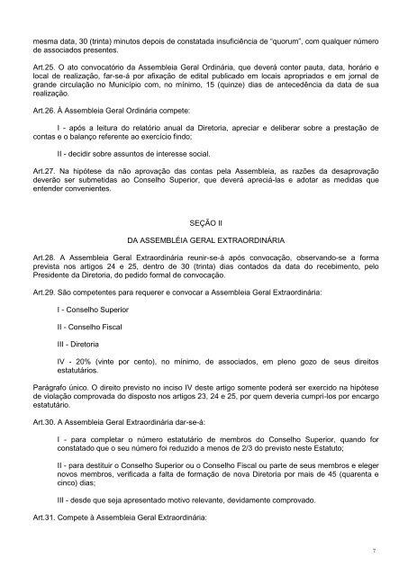 Estatuto - Associação dos Funcionários Públicos de São Bernardo ...