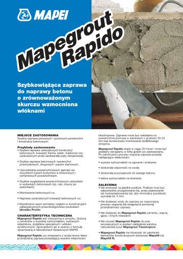 Mapegrout Rapido Mapegrout Rapido - Mapei