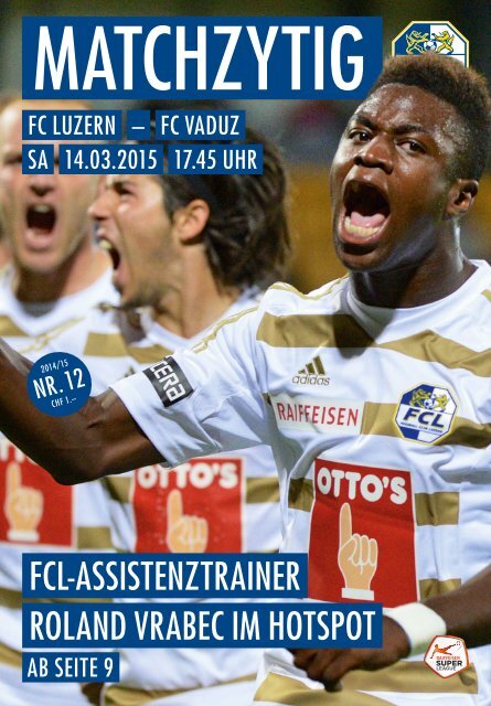 FC LUZERN Matchzytig N°12 14/15 (RSL 24)