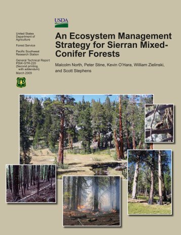 An Ecosystem Management Strategy for Sierran Mixed-Conifer Forests