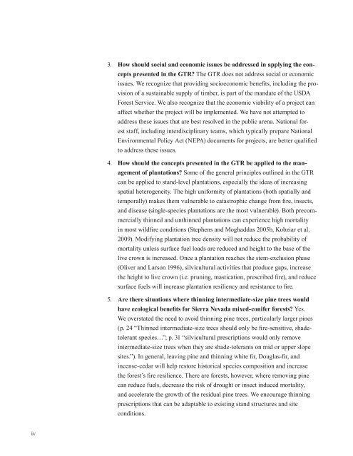 An Ecosystem Management Strategy for Sierran Mixed-Conifer Forests