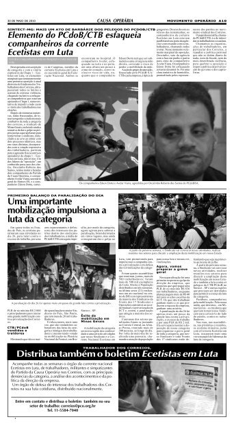 mobilizar desde já contra o “pacotaço” do governo lula - PCO