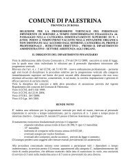 concorso interno cat D1-organi 16.03.pdf - Comune di Palestrina