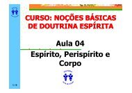 Aula 04 EspÃ­rito, PerispÃ­rito e Corpo - Centro EspÃ­rita