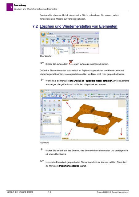 Schulungsunterlagen Schulungsunterlagen WorkXPlore 3D ...