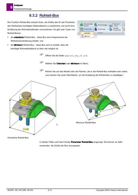 Schulungsunterlagen Schulungsunterlagen WorkXPlore 3D ...