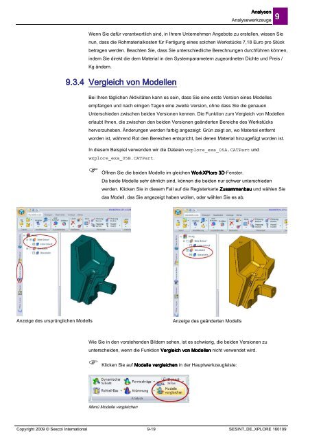 Schulungsunterlagen Schulungsunterlagen WorkXPlore 3D ...