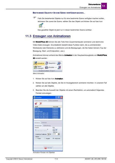 Schulungsunterlagen Schulungsunterlagen WorkXPlore 3D ...