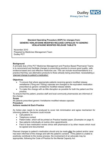 Example Standard Operating Procedure Sop Performatech