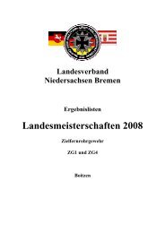 Landesmeisterschaften 2008 - SLG Stade - Hagen