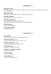 Indici FRAMMENTI N. 1-14 - Arcidiocesi di Pesaro