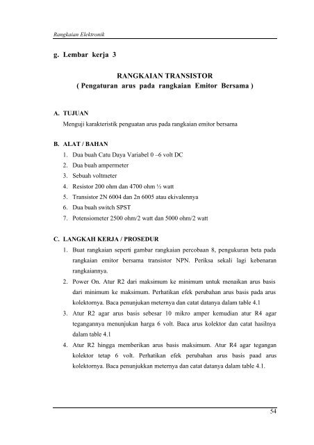 Rangkaian Elektronika - e-Learning Sekolah Menengah Kejuruan