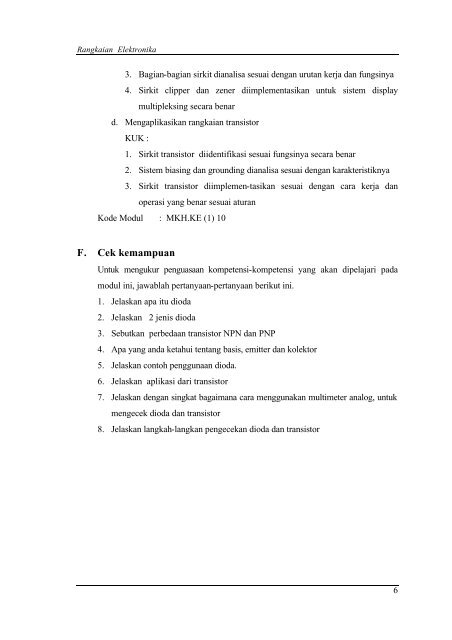 Rangkaian Elektronika - e-Learning Sekolah Menengah Kejuruan