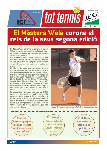 NÂº 36 - FederaciÃ³ Catalana de Tennis