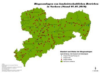 Ganzseitiger Faxausdruck - Landwirtschaft in Sachsen