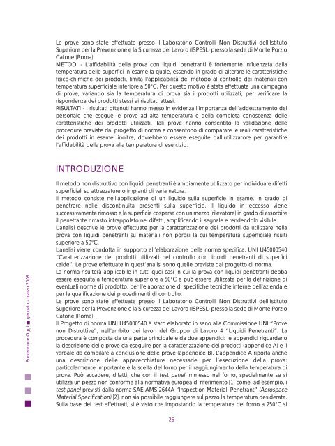 Testo completo pdf - Prevenzione Oggi - Ispesl