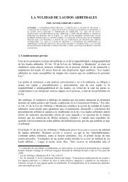 la nulidad de laudos arbitrales - Andrade Veloz & Associates
