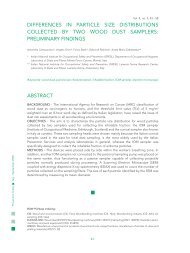 differences in particle size distributions collected ... - Prevenzione Oggi