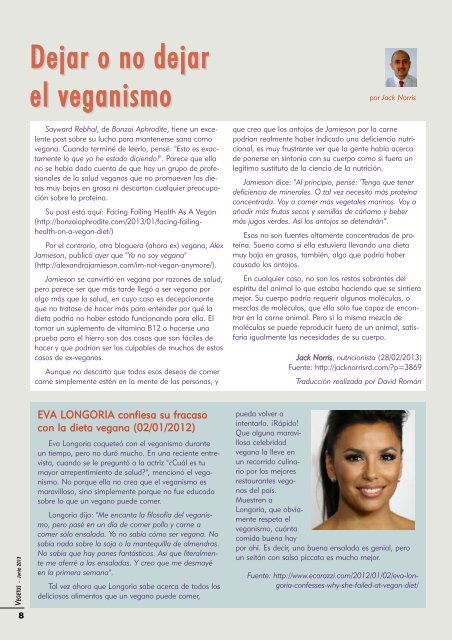 Descarga en PDF la revista Vegetus nÂº 21 - UniÃ³n Vegetariana ...