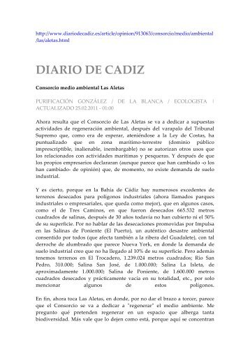 DIARIO DE CADIZ - Plataforma Nacional de Afectados por la Ley de ...