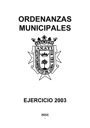 ORDENANZAS MUNICIPALES - Lora del RÃ­o