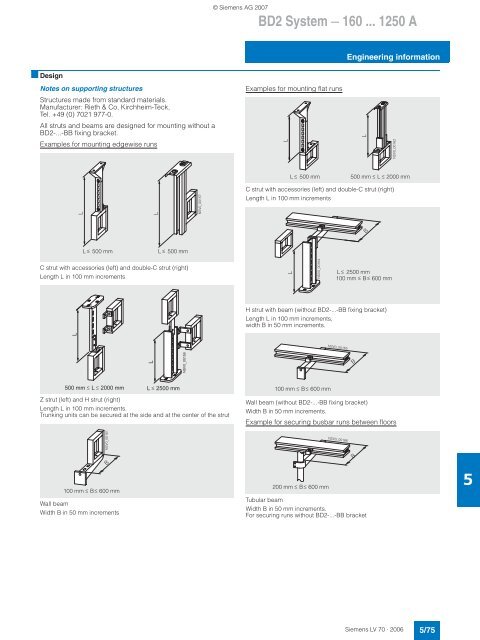 BD01 System â 40 ... 160 A - GRUP DAP