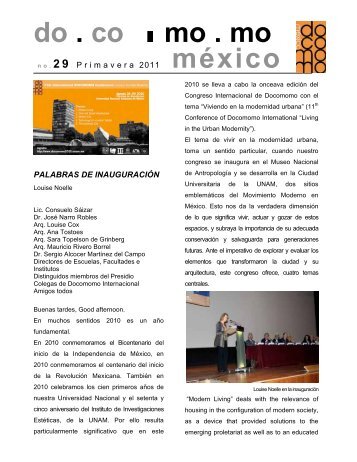 do . co mo . mo - Instituto de Investigaciones EstÃ©ticas - UNAM