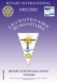 JUIN 2005 - Club Rotary de Toulon Levant
