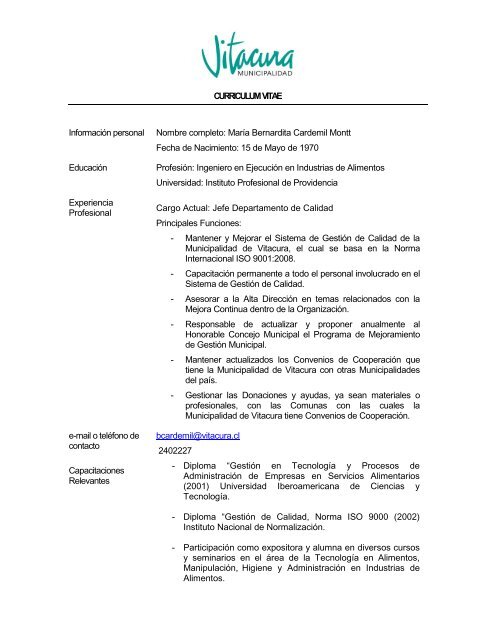 documento - Municipalidad de Vitacura