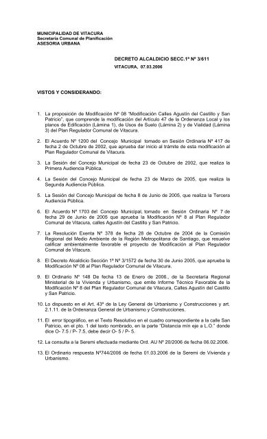 documento - Municipalidad de Vitacura