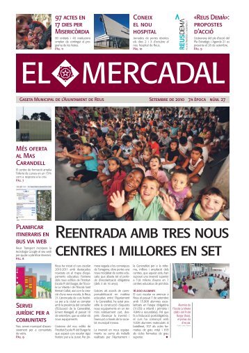Reentrada amb tres nous centres i millores en set - Ajuntament de ...