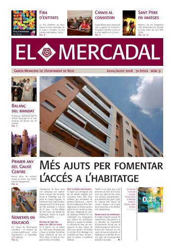 El Mercadal Juliol/Agost de 2008 - Ajuntament de Reus