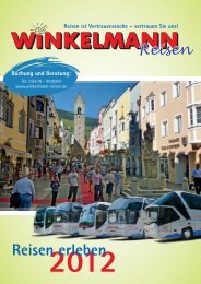 Reisekatalog als PDF - Winkelmann: Reisen