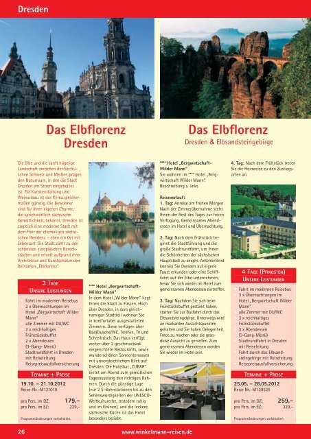 Reisekatalog als PDF - Winkelmann: Reisen