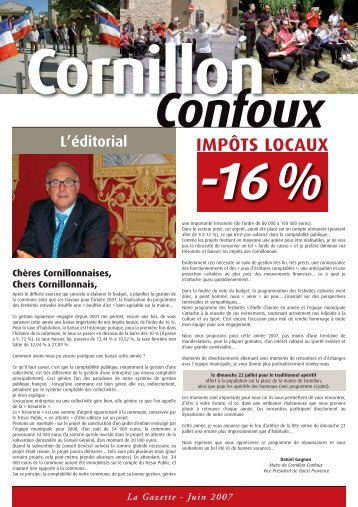 CORNILLON BULLETIN 06-07 - Cornillon-Confoux